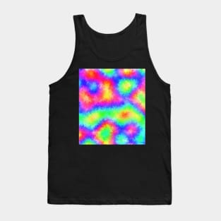 Under The Rainbow - Psychedelic Digital Art Tank Top